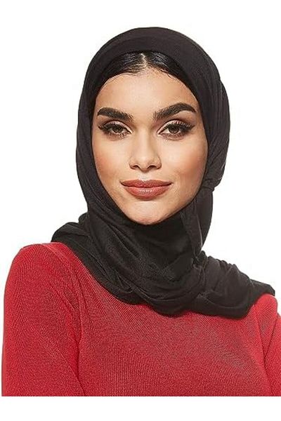 SHADOW Jersey Stretch Shailah Hijab Muslim Islamic Arab Scarf Headscarf Abaya Shawl Scarves Soft, On