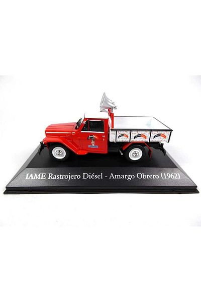 JPT Macheta IAME Rastrojero Diesel Amargo Obrero 1962 1:43 Rosu
