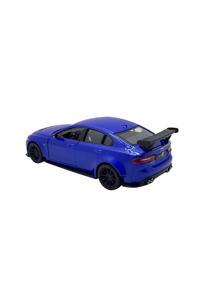 JPT 2018 Jaguar XE SV Project 8 1/36 blue metal model