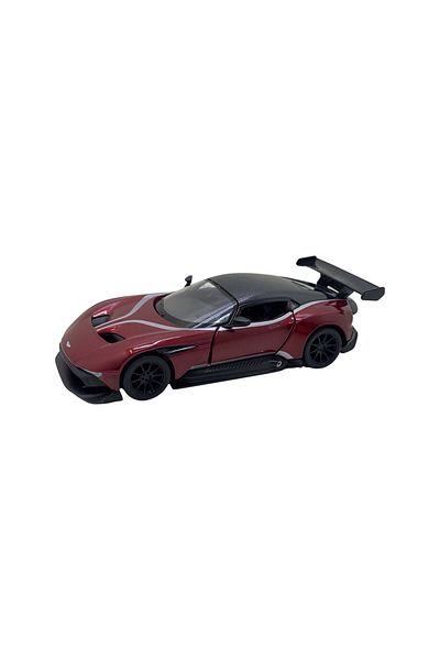 JPT 2017 Aston Martin Vulcan burgundy metal model 1/36