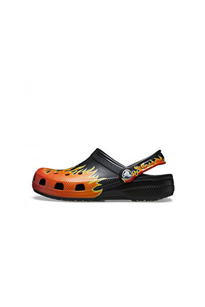 Crocs Класичні капці Classic Flames Clog K для дітей 210993-0C4 Чорні