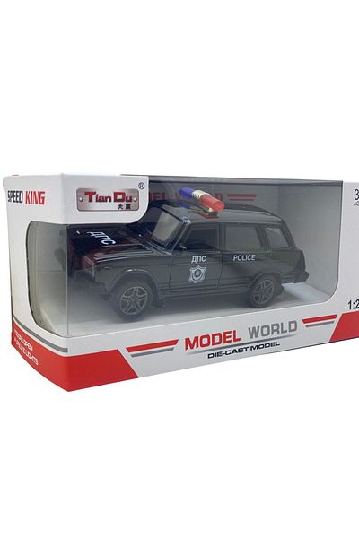 JPT Metal replica model Police Lada 1:28