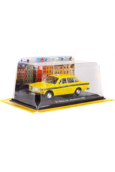 JPT Volvo 144 Taxi Stockholm 1:43 metal model