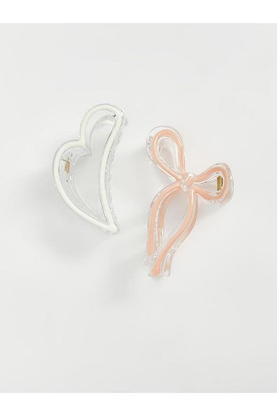 LC Waikiki Mixed Patterned Women's Latch Buckle Set of 2 (S5)