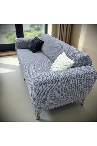 uzhanem Seat Cover Sofa Cover 1 Piece Lycra for 3 Seater Seats High Quality