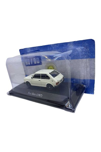 JPT Fiat Brio 127 1987 model car 1:43 White