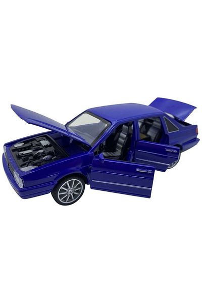 JPT Metal model replica Volkswagen Jetta 1980 scale 1:24 with sound, light and spring