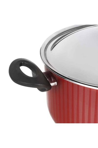 Cady One Tefal Non-Stick Casserole with Glass Lid and Heat-Resistant Handles, 22 cm