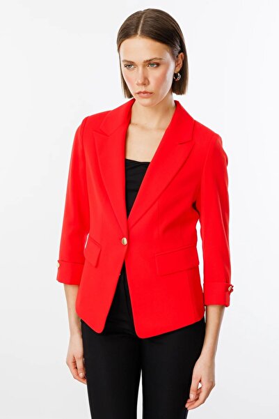 Ekol Single Button Double Sleeve Jacket 4208-25
