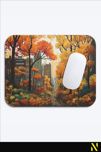 nilizma Mousepad ergonomic cu tematică de toamnă, cu bază anti-alunecare, pen...