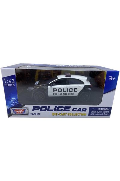 JPT Model 1/43 Mercedes Benz a45 amg *police*, black/white