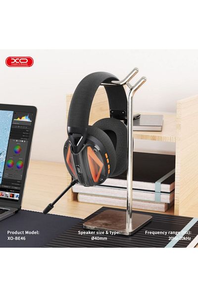 REDz Accessories Xo-be46 Bluetooth Headset, Gaming Microphone, 600mah, 36 Hours Battery Life, Black