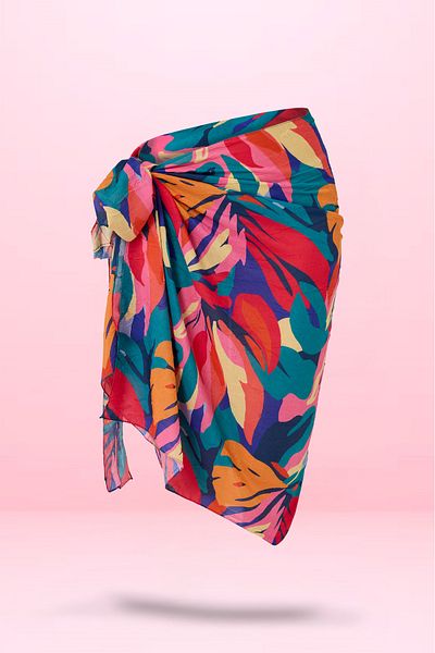cott land Pareo Patterned Tied 80X140Cm