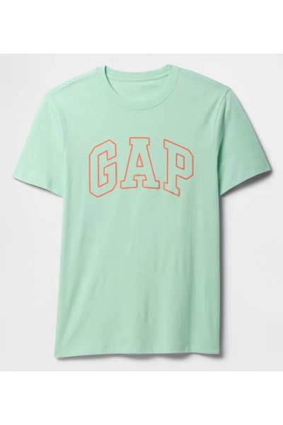 GAP Everyday Soft Basic Logo 856659 T-Shirt Short Sleeve T-Shirt Men's T-Shirt Green
