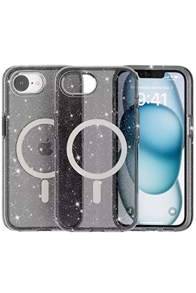 REDz Accessories Θήκη Shine Armor MagSafe για iPhone 16e, Ενσωματωμένο Glitte...