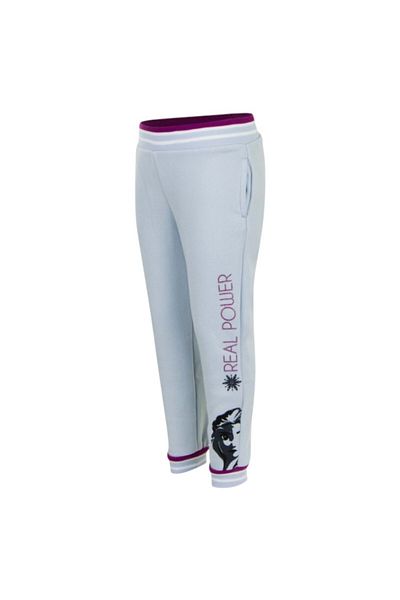 Frozen Pantaloni trening fete, polar, bleu, 104 cm, Real Power, Frozen, Disney