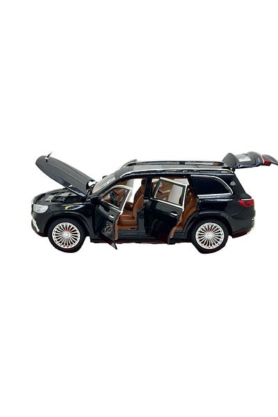 JPT Black Maybach SUV Model - 1:24 Scale - Sounds, Lights and Springs - 20cm