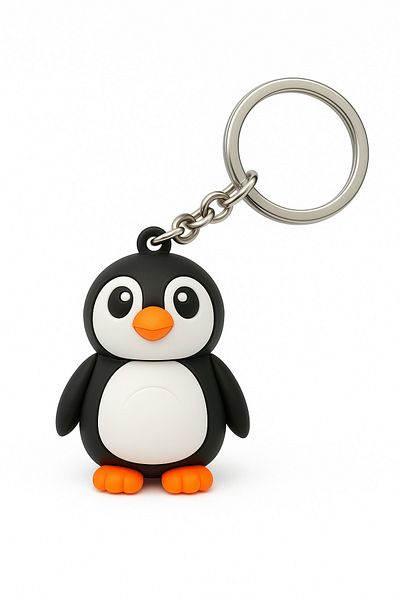edoy Cute Penguin Keychain – Fun and Durable Accessory for Bag Zipper