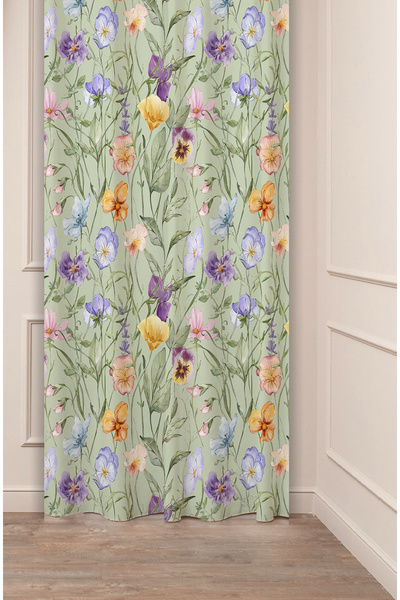 GREENDECOR ستارة خلفية أنيقة بتصميم بوهيمي على شكل زهور وأوراق ديزي باستيل بت...