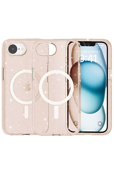 REDz Accessories Θήκη Shine Armor MagSafe για iPhone 16e, Ενσωματωμένο Glitte...
