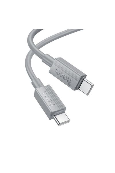 REDz Accessories Type-c To Type-c Charging Cable, Fast Charge, 3a, 60w, Hoco X107, 1m, Gray