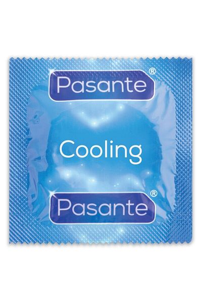 PASANTE Textured Condoms, Cooling and Heating Effects, Pasante Climax, 12 Pieces
