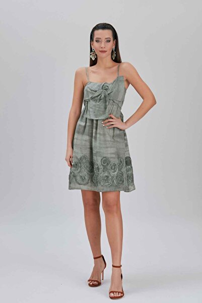 EXPLOSION Askılı Koton Elbise