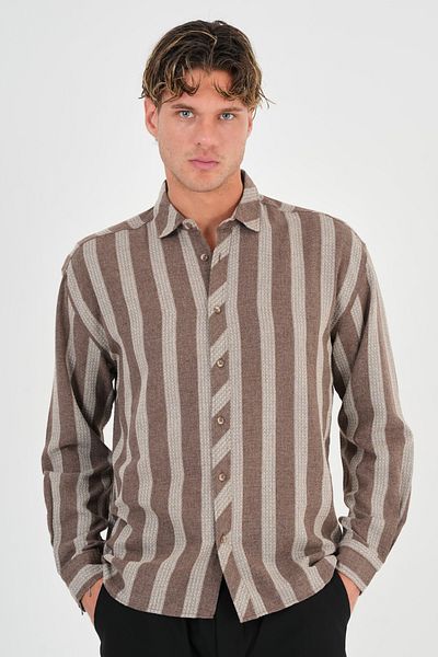Redline Ανδρικό πουκάμισο Oversize Nero