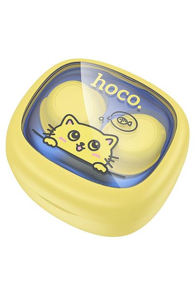 REDz Accessories Wireless Headphones for Kids, Hoco EW111, Bluetooth 5.4, Very Light, Yellow