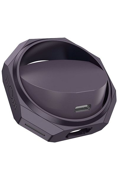 REDz Accessories Căști wireless Hoco EW70, cutie rotativă, TWS, Bluetooth 5.4, negru-violet