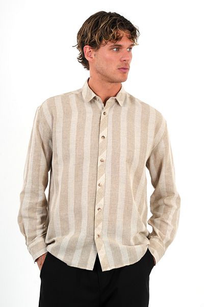 Redline Ανδρικό πουκάμισο Oversize Nero