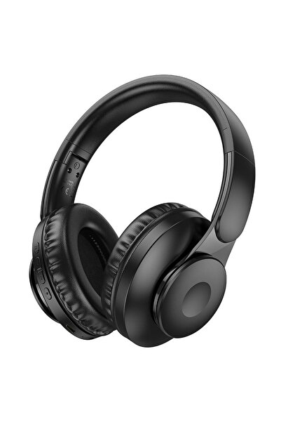 REDz Accessories Căști wireless Hoco W45, Bluetooth 5.3, autonomie baterie 46h, pliabile, TF și AUX, negre