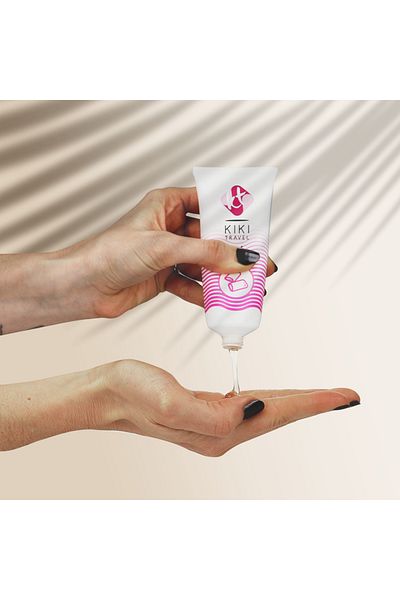 KIKÍ TRAVEL Lubrifiant Kiki Travel Bubblegum, cu Aroma de Guma de Mestecat, Vegan si Fara Gluten, 50 ml