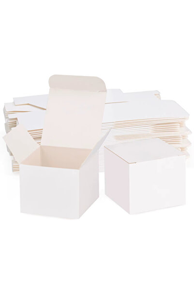 ZUIDID Kraft Mini Hediye Kutusu 6x6x6 Cm 50 Adet