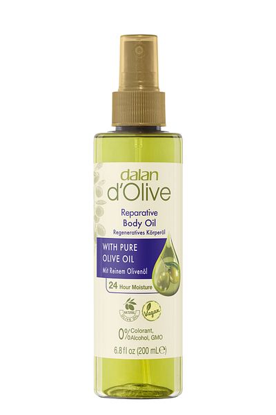 Dalan Ulei pentru corp Dalan D'Olive cu ulei pur de masline, 200 ml