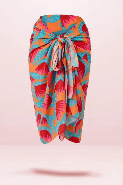 cott land Pareo Patterned Tied 80X140Cm