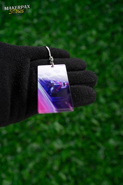 Makerpax Valorant Yoru Acrylic Keychain - Gamer Souvenir - Durable and Stylish Design
