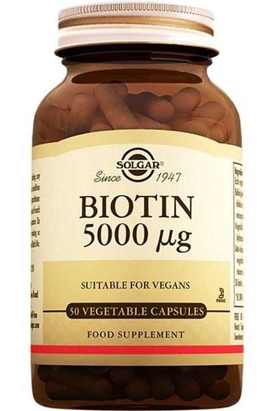 Solgar Biotin 5000 mcg 50 Capsules