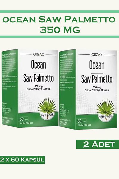Seddar Collection Ocean Saw Palmetto 350 Mg 60 Capsules 2 Pieces