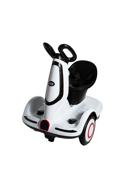 LETTLE HOUSE Safe electric scooter for children,rechargeable,five wheels,LED lighting,safety belt,for Ages 3+