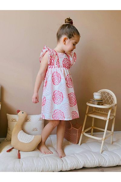 Bloom Bbk-352 red patterned dress