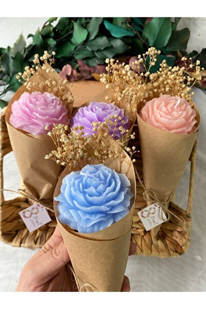 Bernami Pinterest Kadınlar Günü Hediyesi Mum Buketi 5 Adet 8 Mart Dünya Kadın...