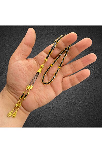 Kt 4x7 mm BİLEK BOY KAPLAMA PÜSKÜLLÜ SÜRMELİ TOZ KEHRİBAR TESBİH