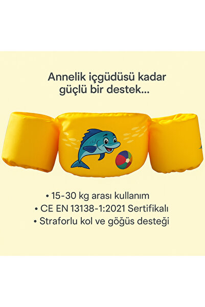 Wolfy Outdoor Wolfy Myswim Yüzdürme Yardımcısı Yunus-sarı