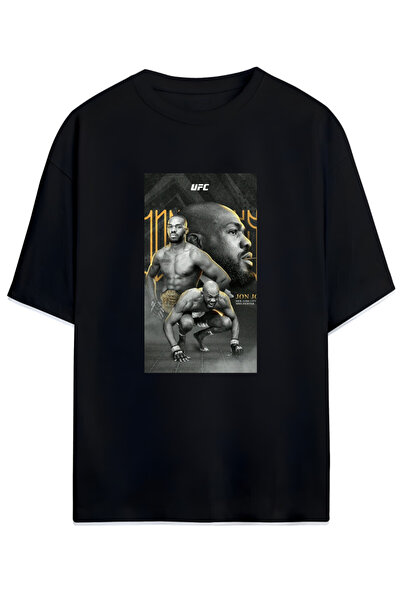MAGORS Jon Džons UFC Štampano Oversize kroj T-shirt