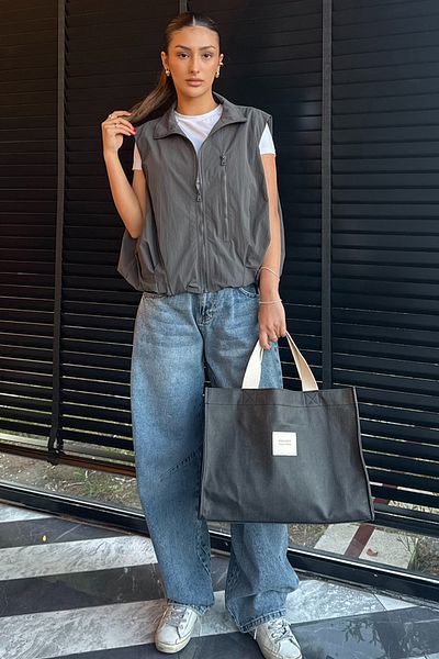 VAGGON Women's Mix Vest Pants Blouse and Bag Set Feel the Vibe V00001 V00001