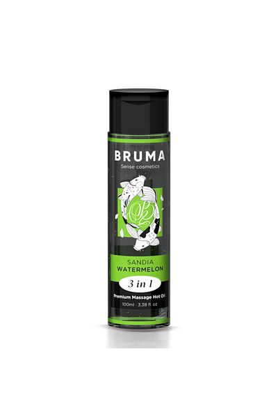 Bruma Ulei Premium de Masaj cu Efect de Incalzire, Bruma Sandia Watermelon 3 in 1, 100 ml