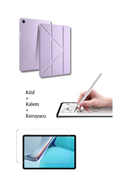 Fuchsia Galaxy A9 Plus 11 Inch X210 Compatible Tablet Case Tablet Pen and Scr...