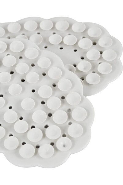 MAİN SHOP Vacuum Solid Soap Dispenser White 2 Pcs M-105