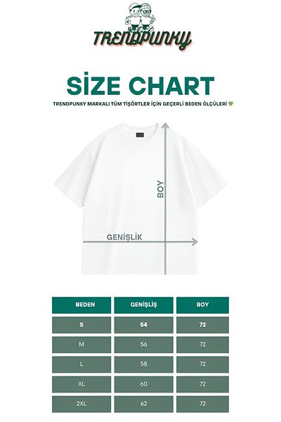 TRENDPUNKY Turkish Delight Printed Y2K Oversize Summer T-Shirt